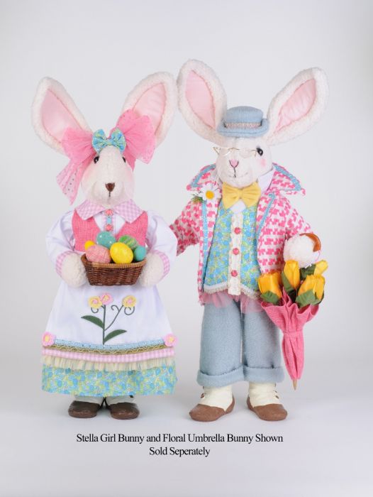 Karen Didion - Floral Umbrella Bunny