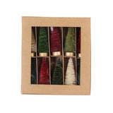 Bethany Lowe - Traditional Bottle Brush Trees Box Set of 10