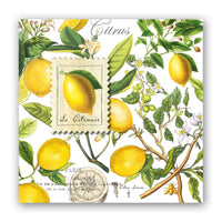 Michel Design Works - Lemon Basil Cocktail Napkin