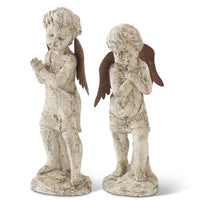 RESIN & METAL GARDEN ANGELS (Two Styles to choose from)