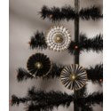 Bethany Lowe - All Hallows' Eve Rosette Ornaments Set of 3