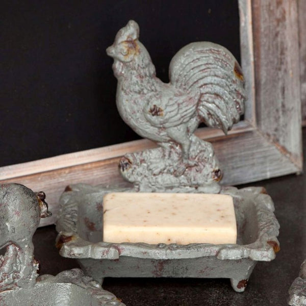 Park Hill - Cast Iron Rooster Soap Dish