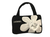 Chewnel Black Purse with White Flower