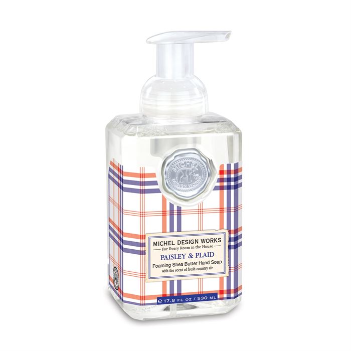 Michel Design Works - Paisley & Plaid Foaming Hand Soap