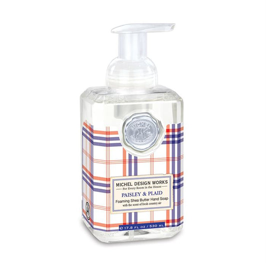 Michel Design Works - Paisley & Plaid Foaming Hand Soap
