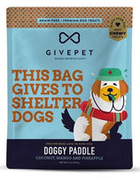 GivePet Soft Dog Treats Doggy Paddle 6 oz. bag