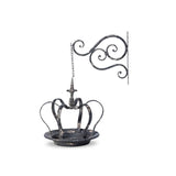 Park Hill - Hanging Crown Bird Feeder with Metal Wall Bracket