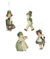 Bethany Lowe - Luck O' The Irish Dummy Board Ornaments Set of 4