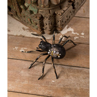 Bethany Lowe - Glitter and Jeweled Spider