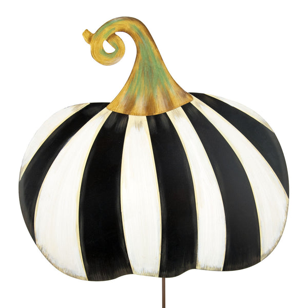 The Round Top Collection - Yard Sized Short Striped Pumpkin