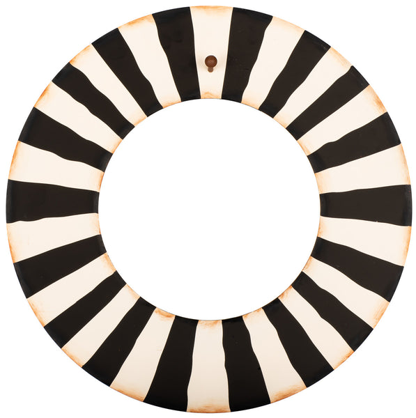 The Round Top Collection - Mini Gallery Striped Wreath Display Board