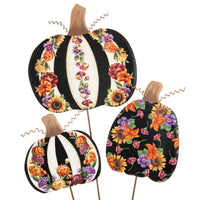 The Round Top Collection - Pumpkins in Bloom Set of 3