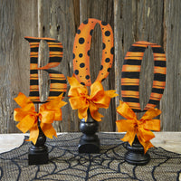 The Round Top Collection - Patterned "BOO" Stakes