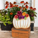 The Round Top Collection - Cream Pumpkin with Roses