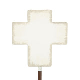 The Round Top Collection - White Cross Finial