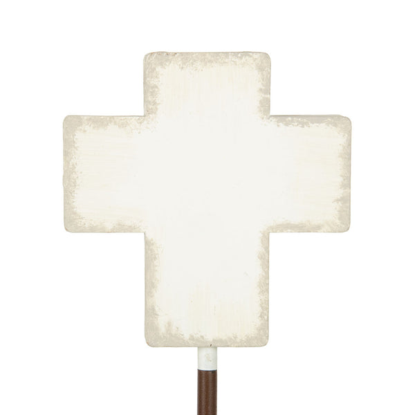 The Round Top Collection - White Cross Finial