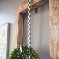 The Round Top Collection - Celebrate Every Day Checked Wreath Holder