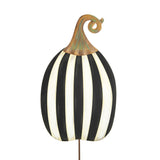 The Round Top Collection - Tall Striped Pumpkin