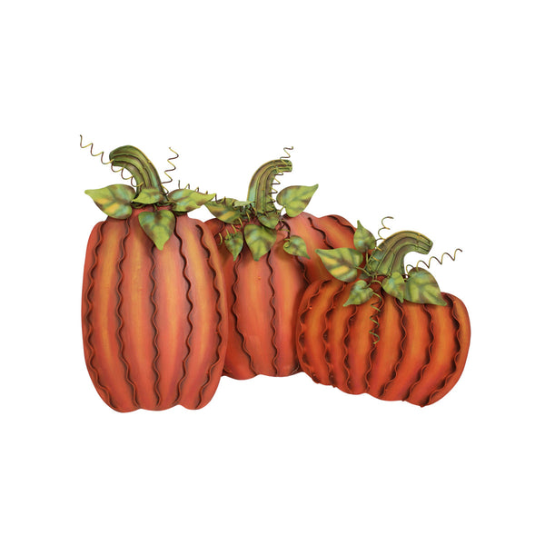 The Round Top Collection - Classic Orange Pumpkins (three sizes to choose from)
