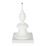 The Round Top Collection - Tall White Metal Display Stand