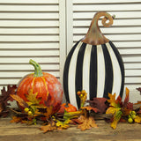 The Round Top Collection - Tall Striped Pumpkin