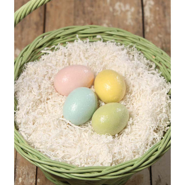 Bethany Lowe - Pastel Egg Ornament Medium Set of 4