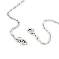Lord's Prayer Pendant Necklace - Silver