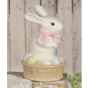 Bethany Lowe - Bunny on Egg Basket