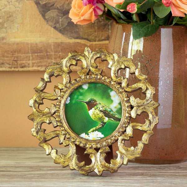 Park Hill - Chantilly Carved Wood Picture Frame Round
