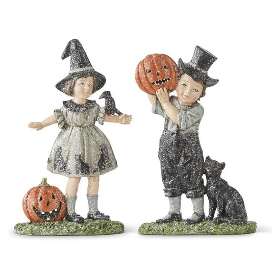 Glitter Boy & Girl in Halloween Costume SET