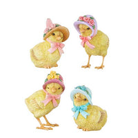RAZ - 3.75" CHICK WITH BONNET (Four Styles to Choose From)