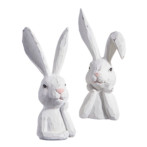 RAZ - 10.25" THINKING BUNNY BUST (Two Styles to Choose From )