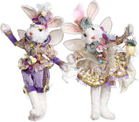 Mark Roberts - Mr. & Mrs. Festive Rabbit Fairies 17" (Two Styles to Choose From)