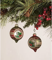 Bethany Lowe - 1.5-Inch Glass Red Onion Christmas Ornament (Two Colors To Choose From)