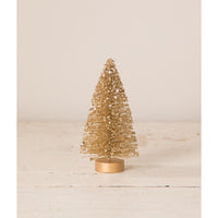 Bethany Lowe - Old Gold Mini Bristle Tree