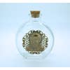Ave Maria With Crystals Holy Water Bottle - Round