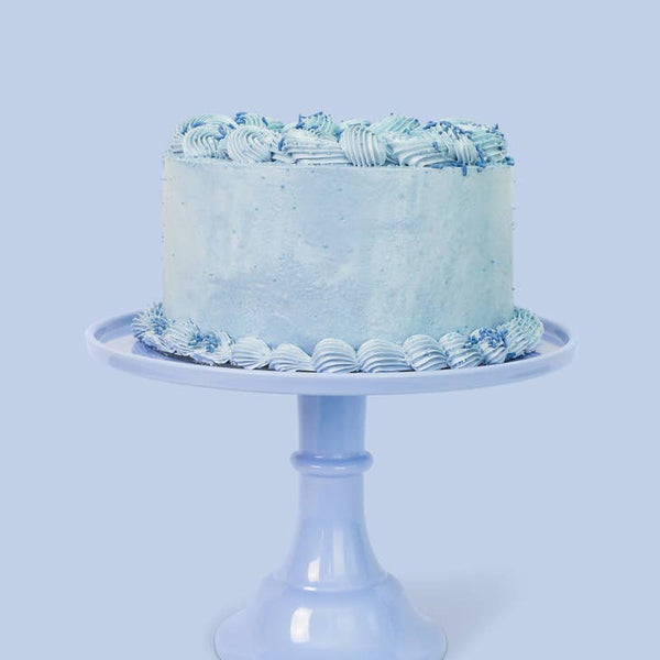 Joyeux Company - Melamine Cake Stand- Wedgewood Blue