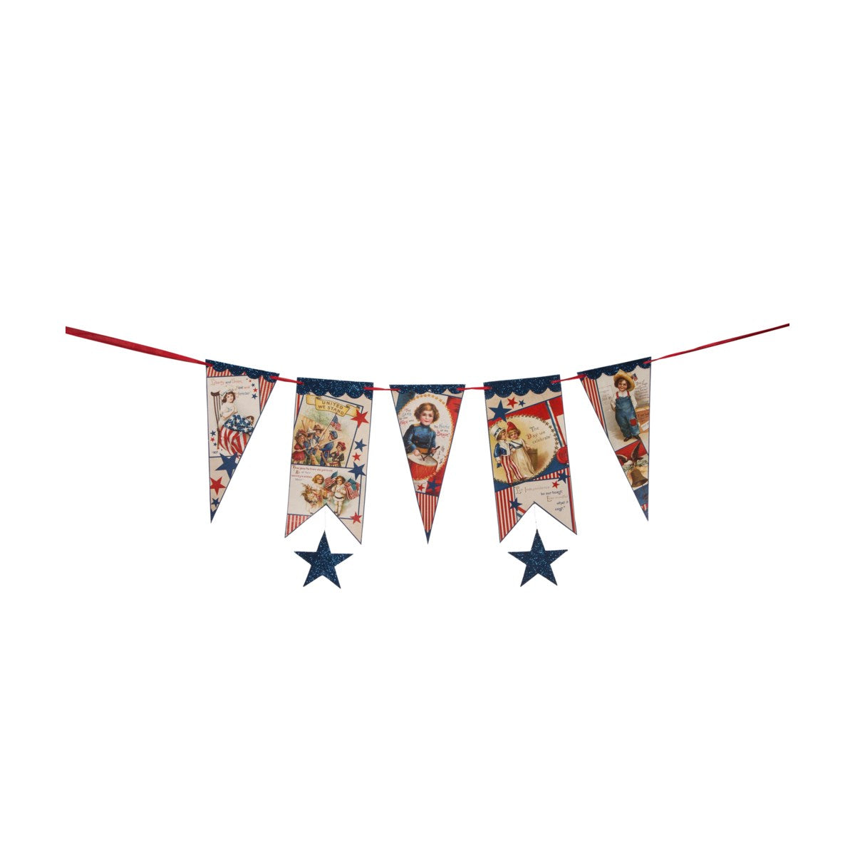 Bethany Lowe - Americana Star Garland