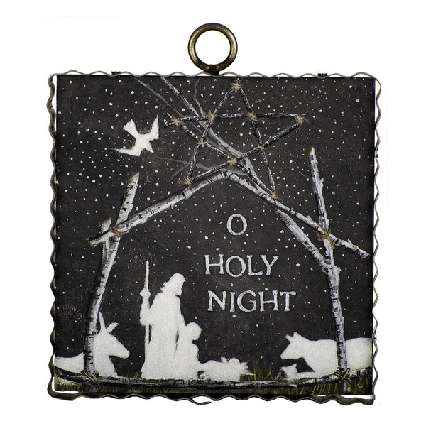 The Round Top Collection - Mini O' Holy Night" Nativity Print