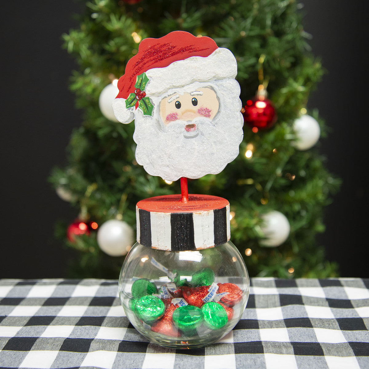 The Round Top Collection - Santa Bubble Jar