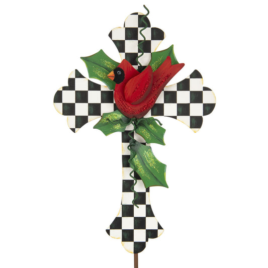 The Round Top Collection - Elegant Cardinal Cross