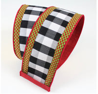 Farrisilk-Checks on Check Ribbon