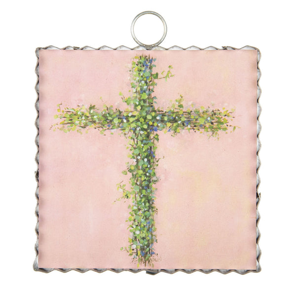 The Round Top Collection - Mini Vine Cross Print