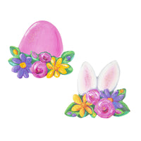 The Round Top Collection - Artful Bunny & Egg Sitter (Set of 2)