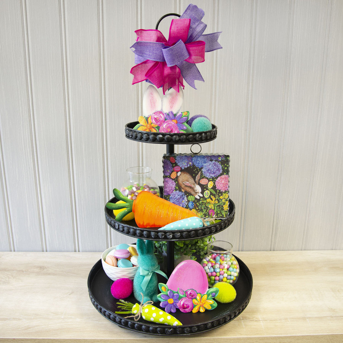 The Round Top Collection - Artful Bunny & Egg Sitter (Set of 2)