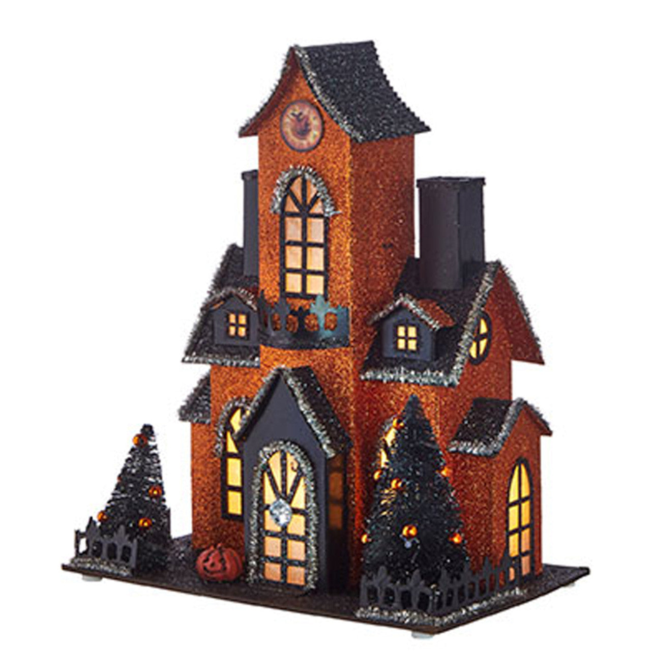 Raz - 12.25" Battery Operated Lighted Haunted House
