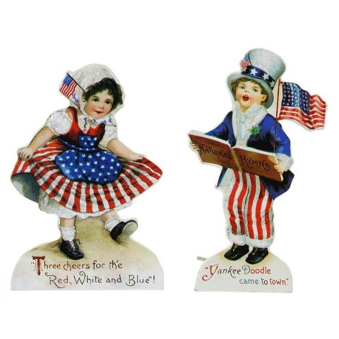 Bethany Lowe - Patriotic Children Dummy Boards (Set of 2)