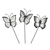 The Round Top Collection - Mini Monochromatic Butterfly  (Set of 3)