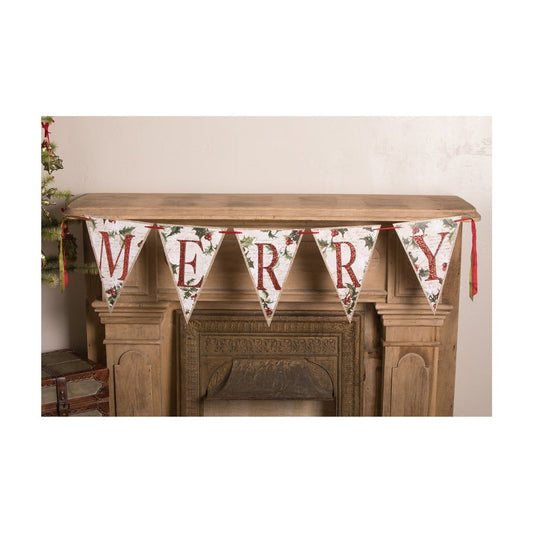 Bethany Lowe - MERRY Holly Garland