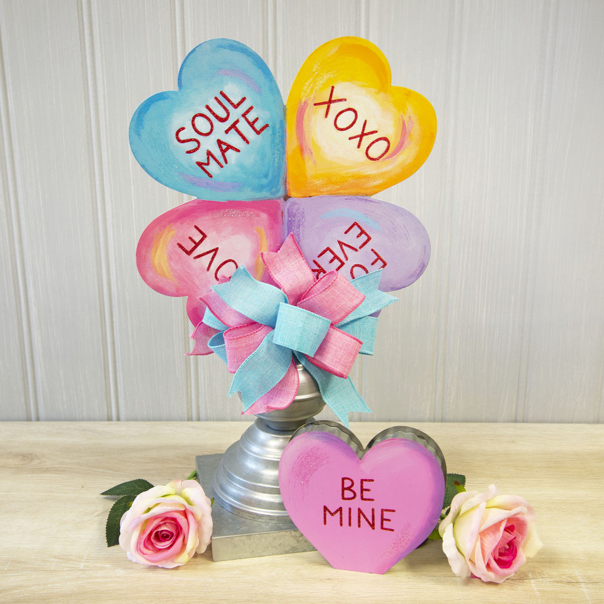 The Round Top Collection - Reversible Shamrock & Talking Hearts